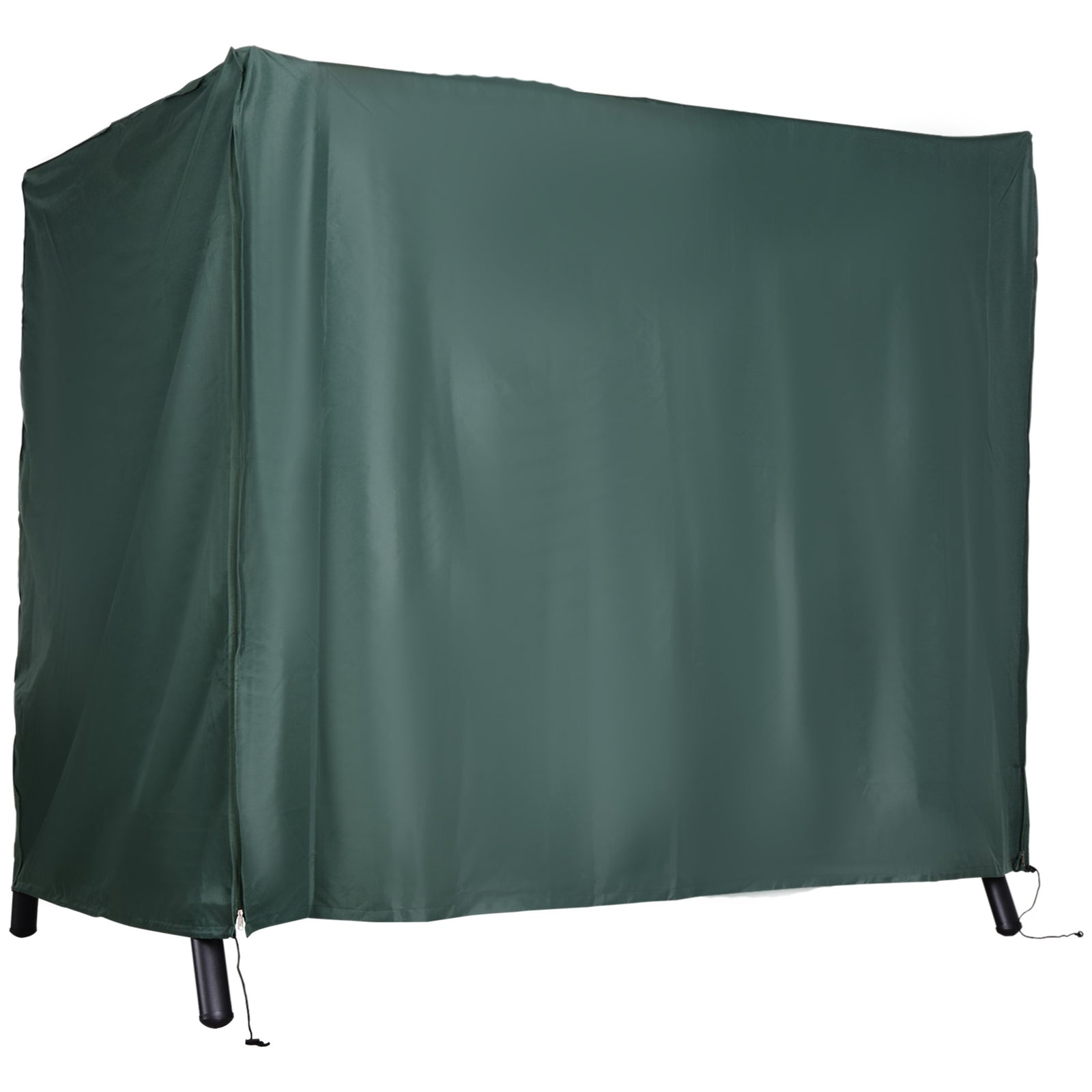 205 x 124cm Three-Seater Swing Chair Protective Cover Deep Green
