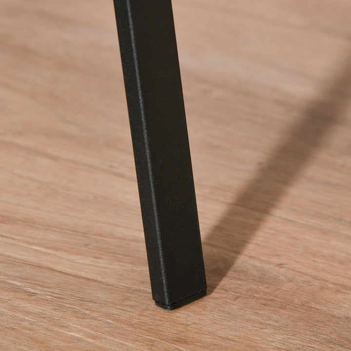 MCL Freestanding Metal Coat Rack Stand 9 Hooks Clothes Tree with 1 Shelf Hat Display Hall Tree Hanger Bag Umbrella Hanging Organiser Black