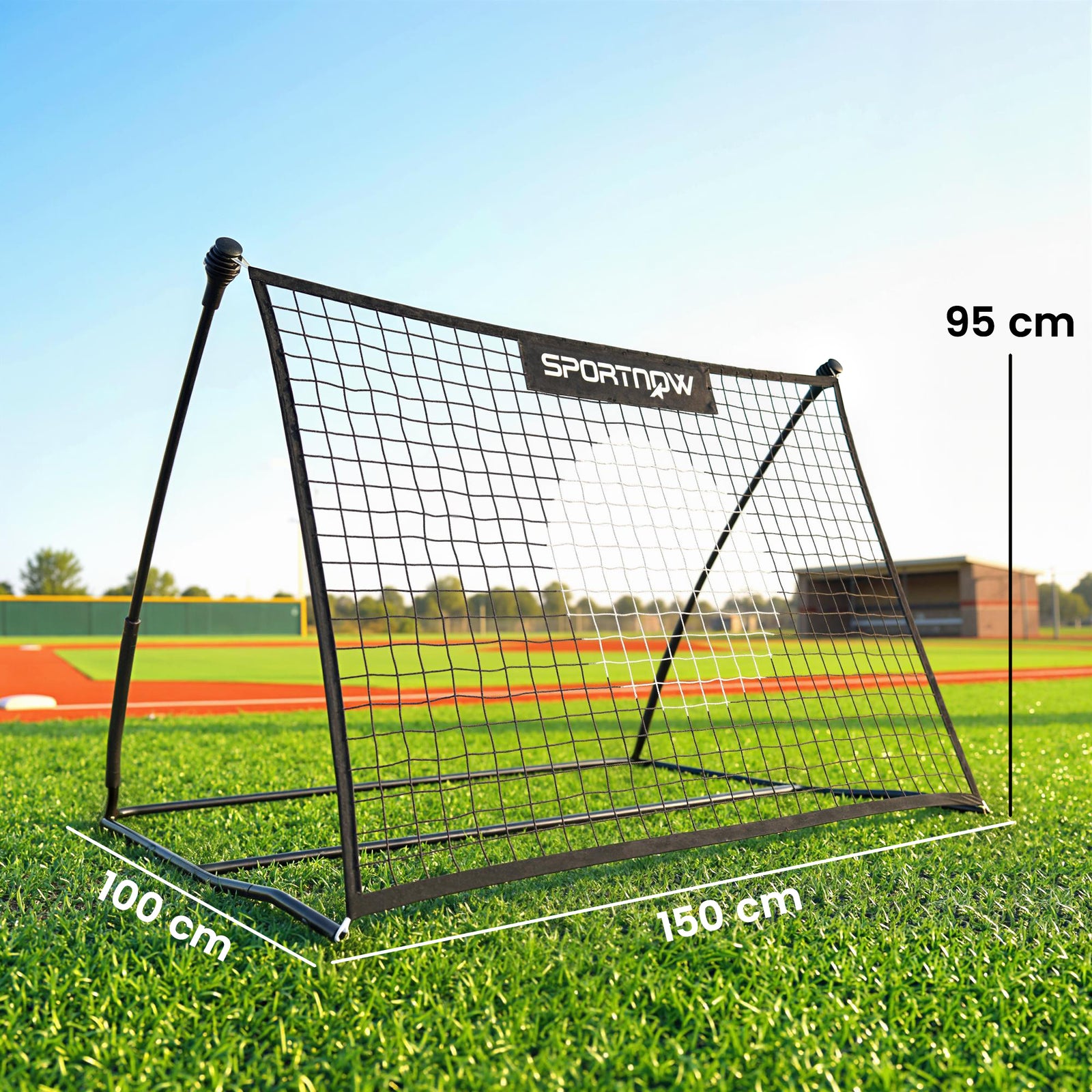 Football Rebounder Net, Portable Kickback Football Rebounder Net with 