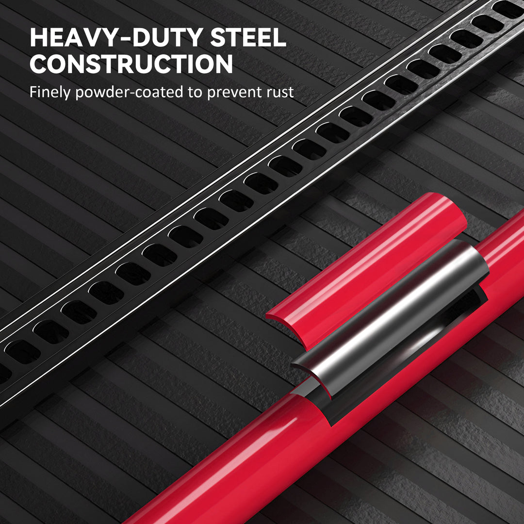 3 Tonne Farm Jack, 33" High Lift Jack for 4x4 Tractors Trucks Agricultural Lifting, Red