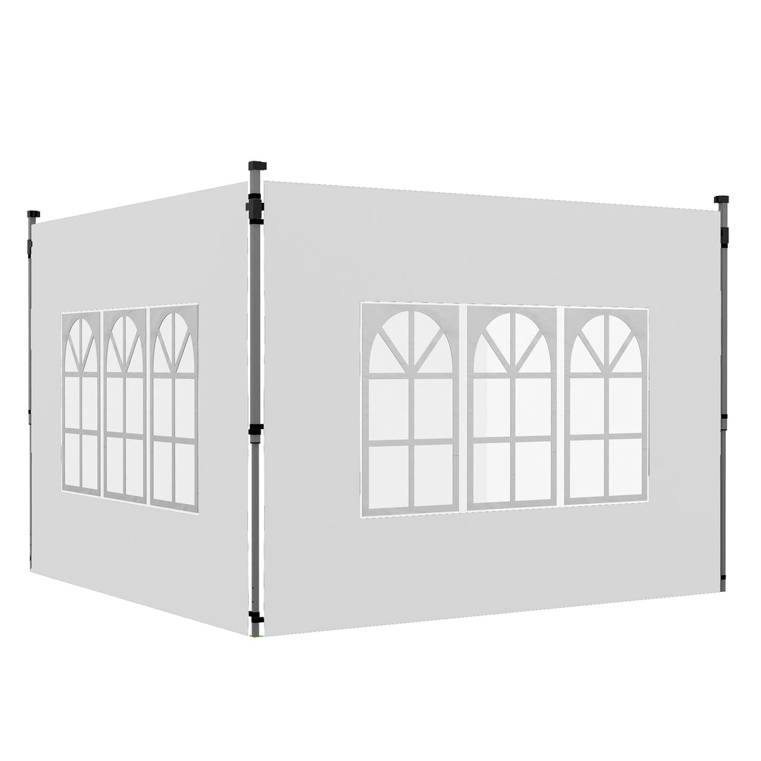 Gazebo Side Panels, Sides Replacement with Window for 3x3(m) or 3x4m P