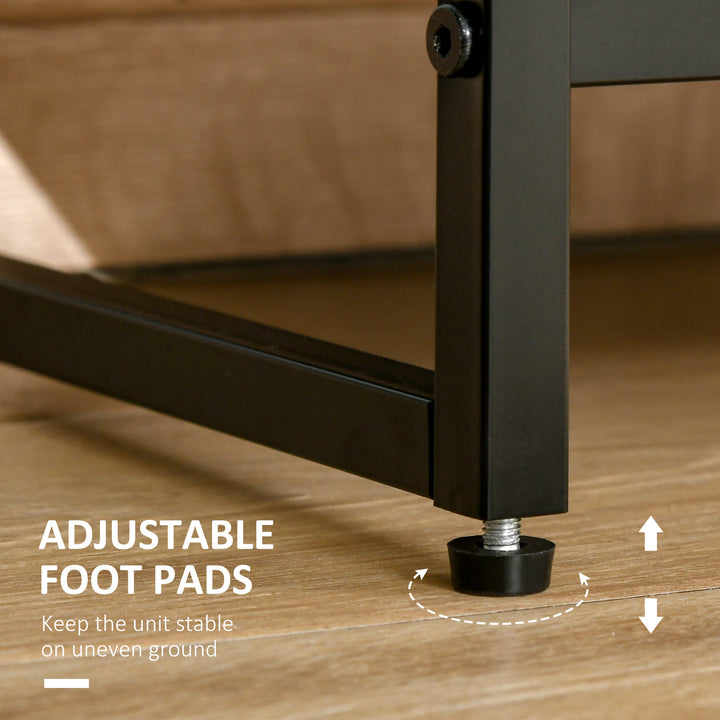 MCL Chest of Drawers with 7 Foldable Drawers, 3-Tier Fabric Bedroom Dresser, Clothes Storage Unit for Bedroom, Living Room, Grey