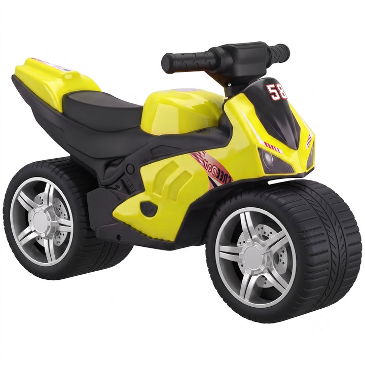 Balance Bike with Music Extra-Wide Wheels Toddler Bike for Boys Girls 