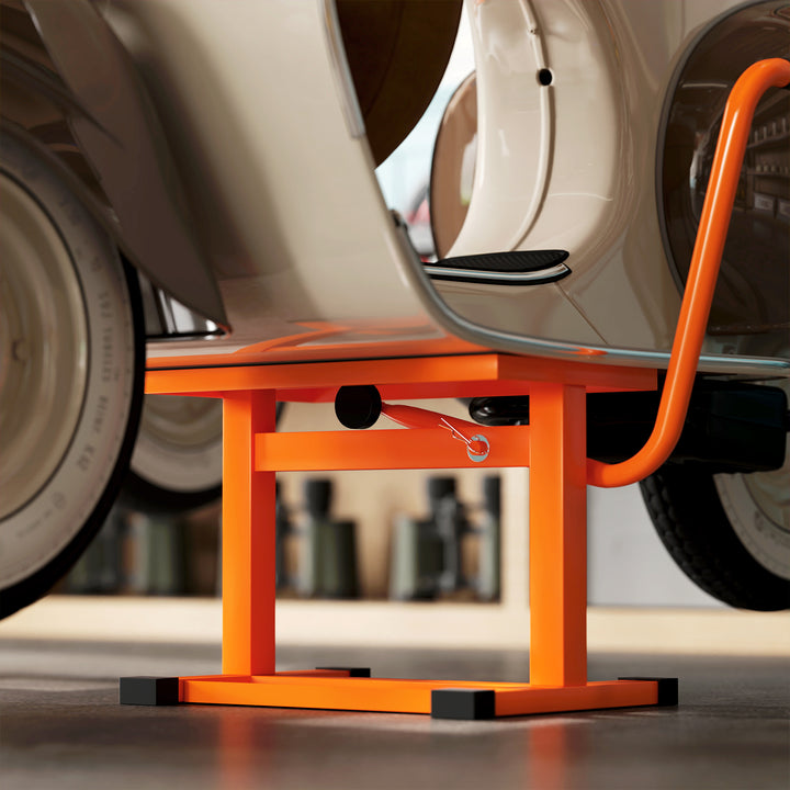 Steel Motorbike Jack Lift, 27.5 / 39.5 H cm - Orange