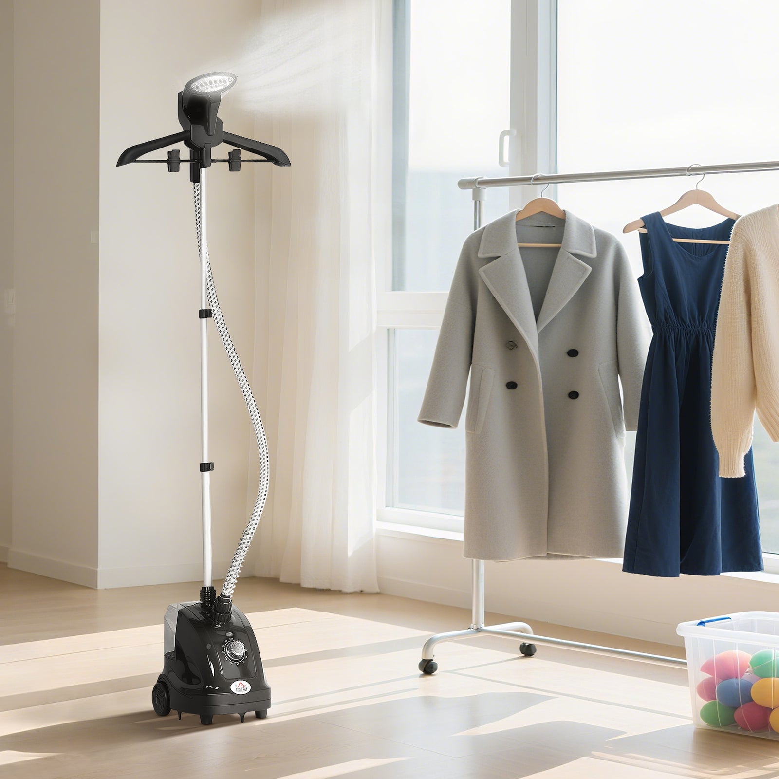 Clothes Steamer with Adjustable Pole Clothes Steamer 11 Steam Levels 4