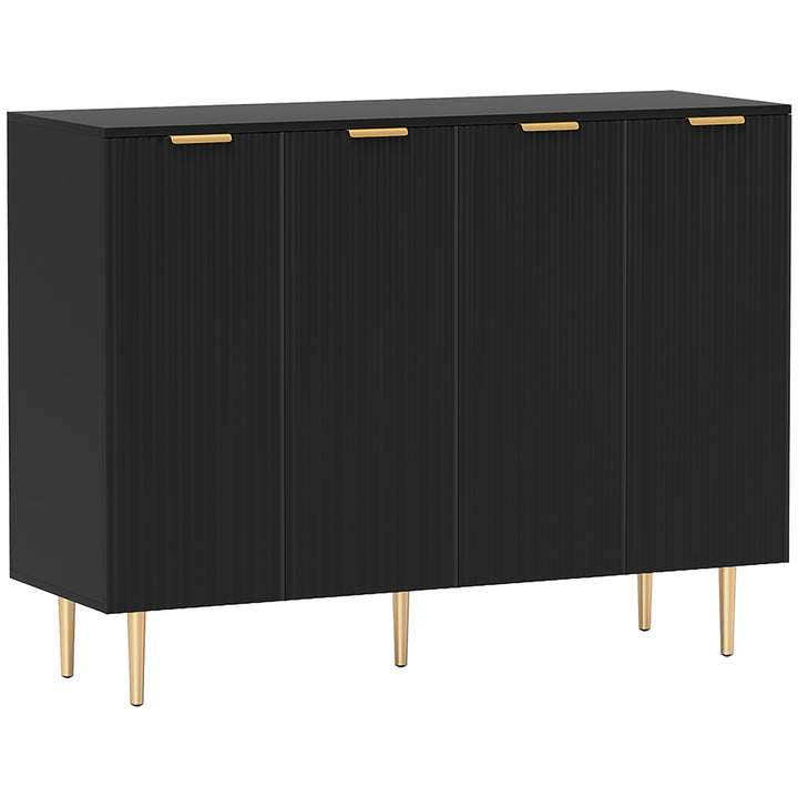 Sideboard Buffet Cabinet, Modern Kitchen Storage Cabinet with Adjustab