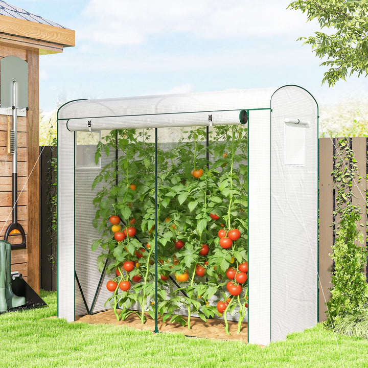 Mini Greenhouse, PE Cover, 200 x 75 x 188 cm