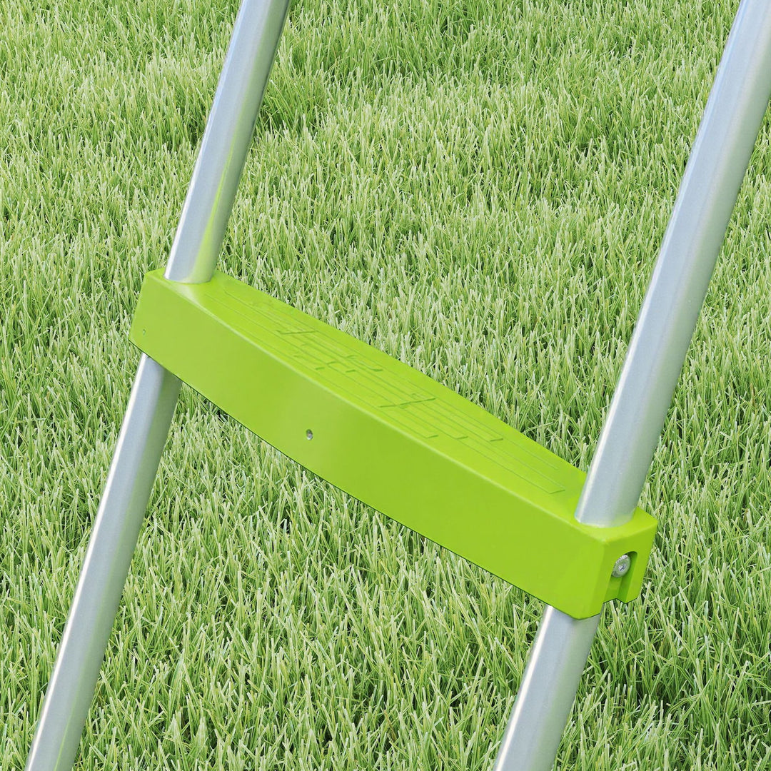 AIYAPLAY Freestanding Kids Slide with Climbing Ladder, Outdoor Playground Equipment for Ages 3-8 Years, Green