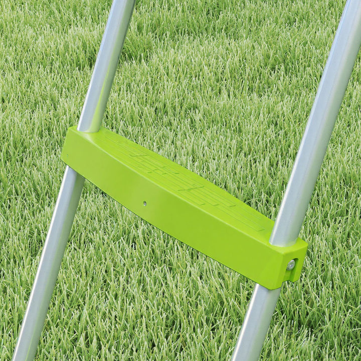 AIYAPLAY Freestanding Kids Slide with Climbing Ladder, Outdoor Playground Equipment for Ages 3-8 Years, Green