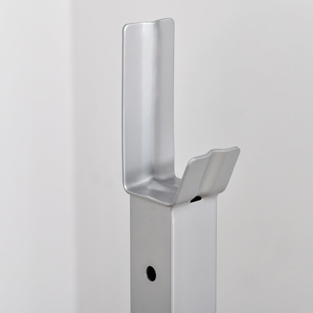 MCL Barbell Squat Rack Adjustable Weight Lifting Bench Max Load 150kg Gym Fitness Strength Training Push up Dip Stand with Wheels