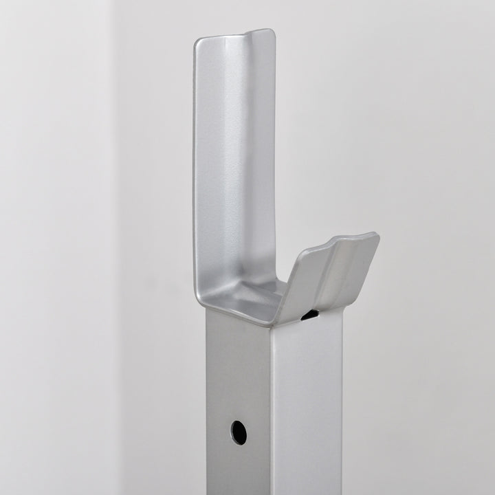 MCL Barbell Squat Rack Adjustable Weight Lifting Bench Max Load 150kg Gym Fitness Strength Training Push up Dip Stand with Wheels