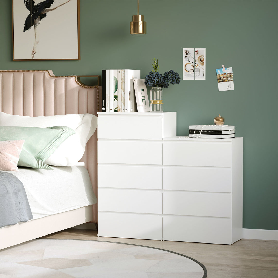 MCL Chest of Drawers, 4-Drawer Storage Cabinets, Modern Dresser, Storage Drawer Unit for Bedroom