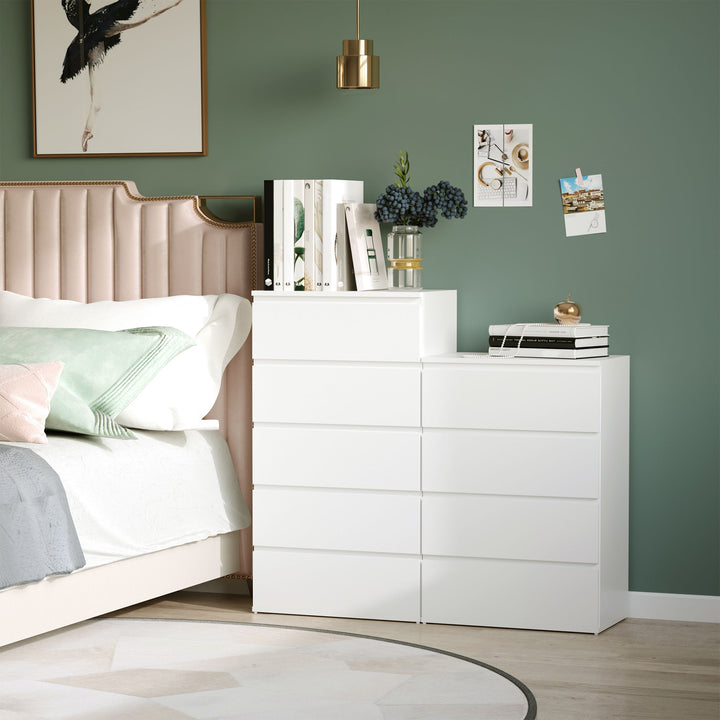 MCL Chest of Drawers, 4-Drawer Storage Cabinets, Modern Dresser, Storage Drawer Unit for Bedroom