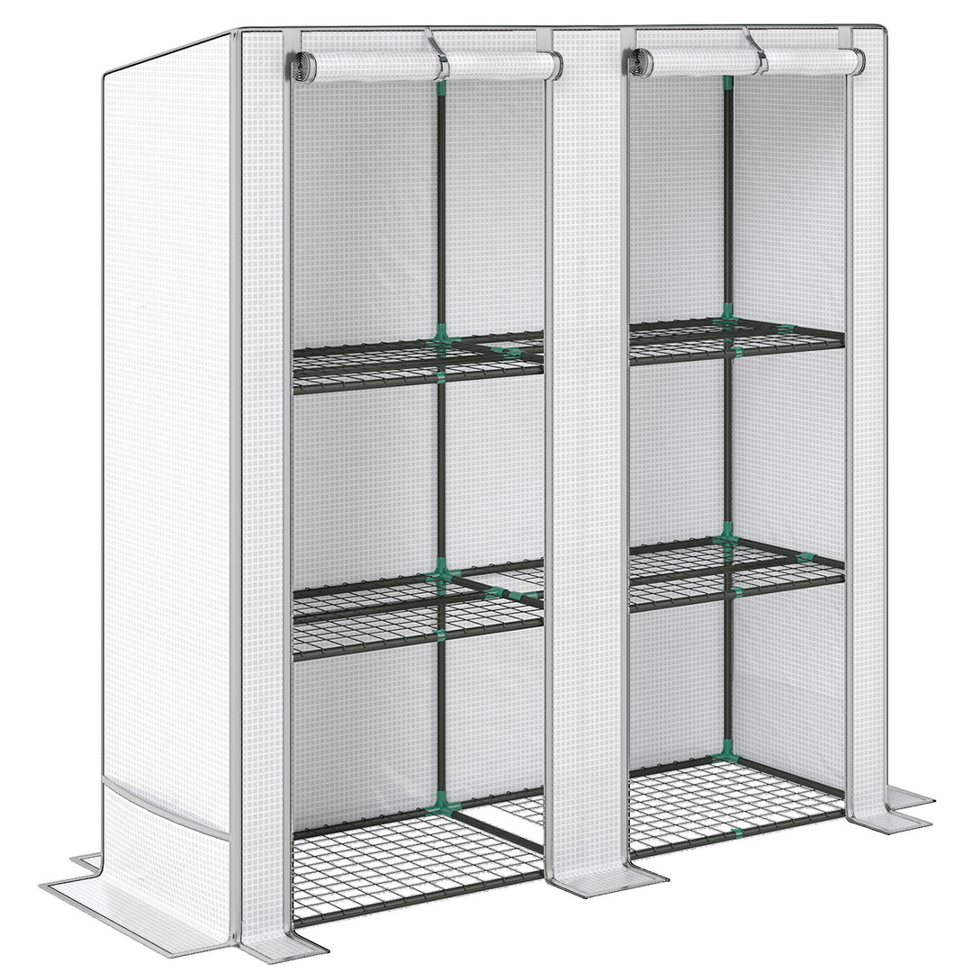 Three-Tier Mini Greenhouse - White