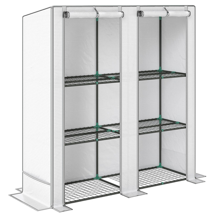 Three-Tier Mini Greenhouse - White
