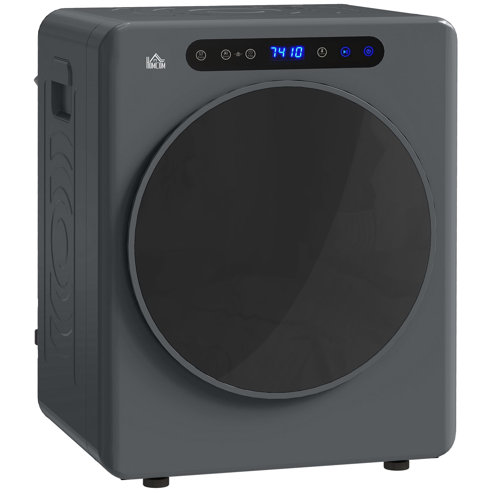 4kg Compact 40-60℃ Tumble Dryer - Grey