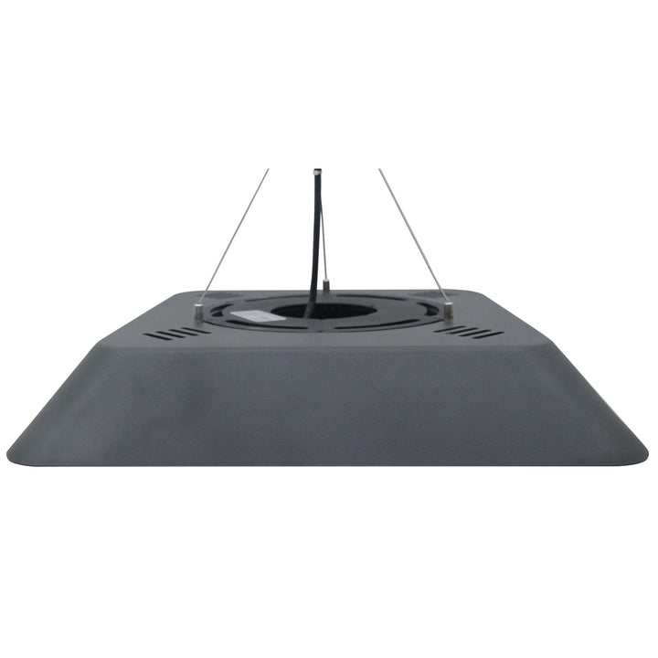 MCL 2000W Electric Hanging Patio Heater Ceiling Mounted Halogen Heating Indoor Outdoor with Remote Control Aluminium