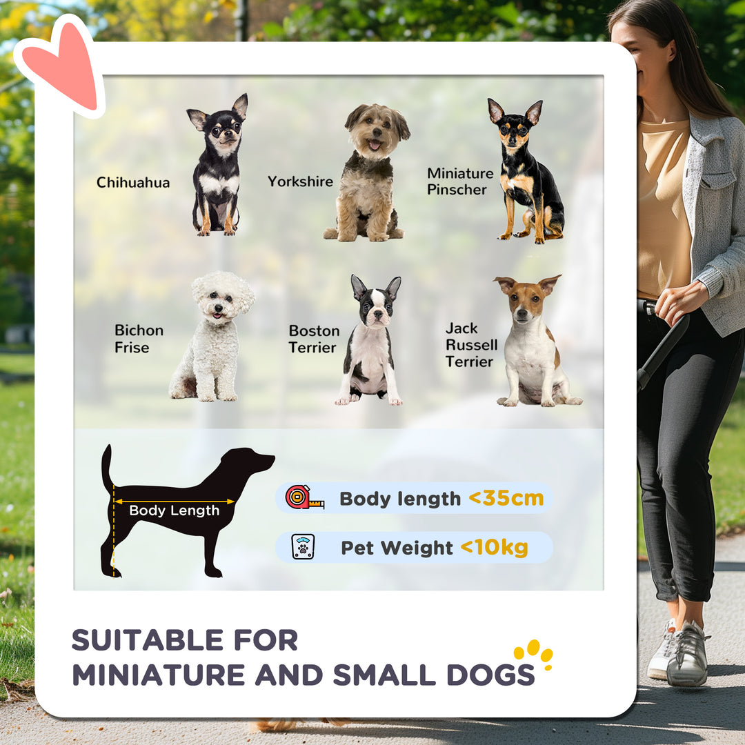 3 In 1 Detachable Pet Stroller, for Extra Small and Small Dogs - Red