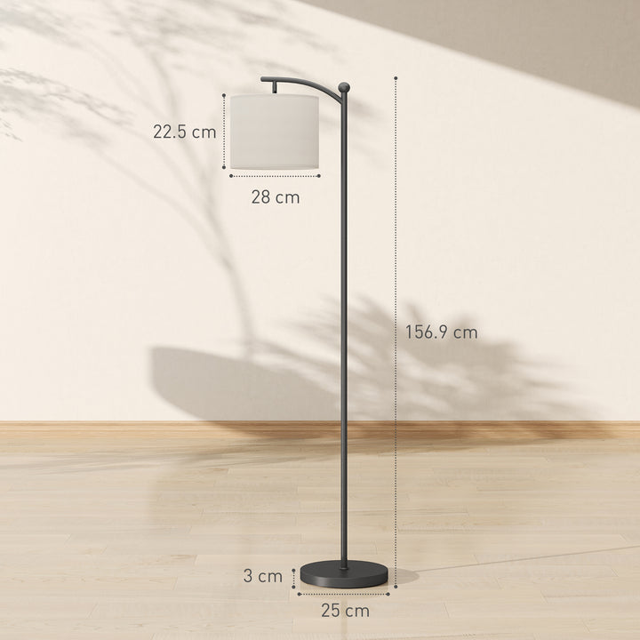 LED Floor Lamp, Stepless Dimmable Reading Standing Lamp with Magnetic Remote Control and 11 Colours Temperature & 11 Brightness Levels, 60 Min Timer for Living Room, Bedroom, Office, Black