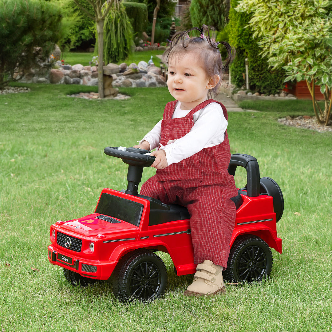MCL 3 in 1 Kids Ride On Car G350 Licensed Foot To Floor Slider Toddler Push Along NO POWER Red 12-36 months