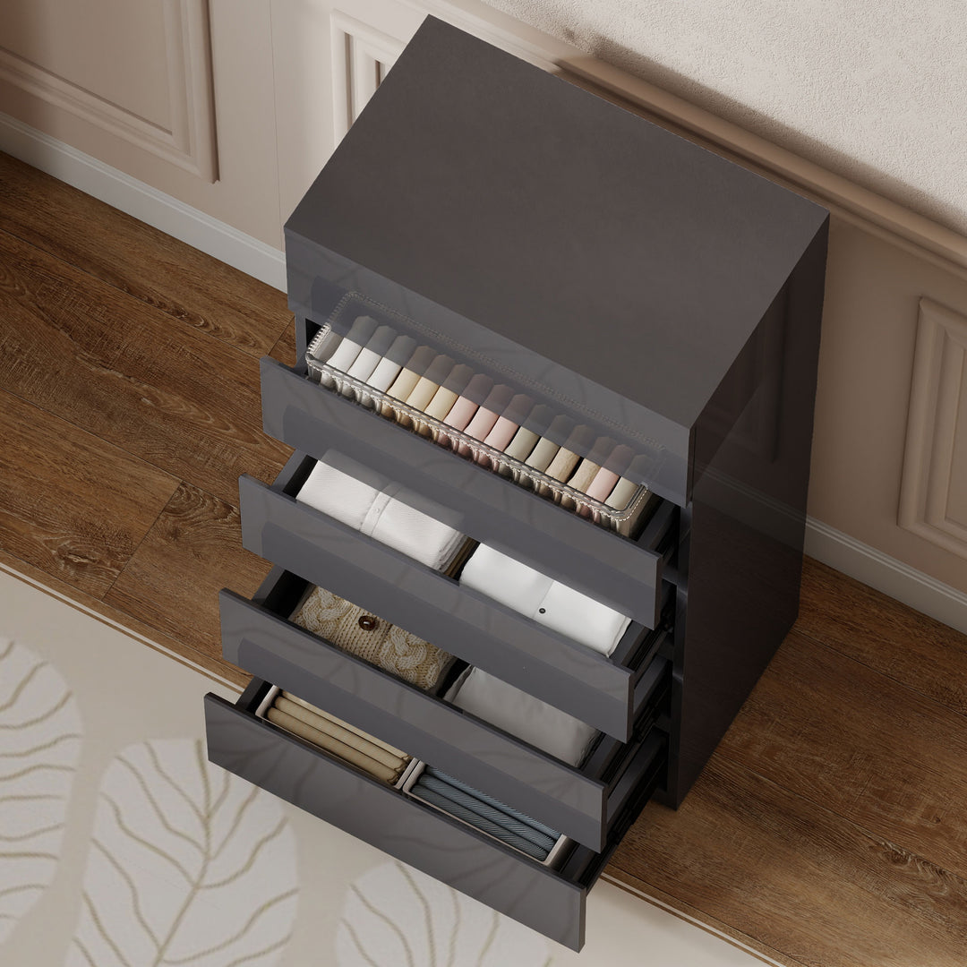 Chest of Drawers, 5-Drawer Storage Cabinets, Modern Dresser, Storage D
