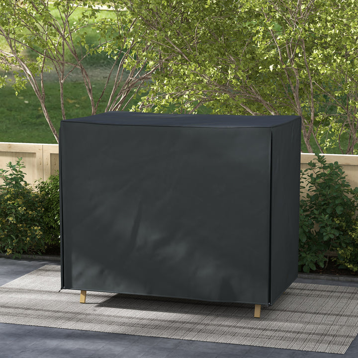 220 x 125cm Three-Seater Swing Chair Protective Cover - Black