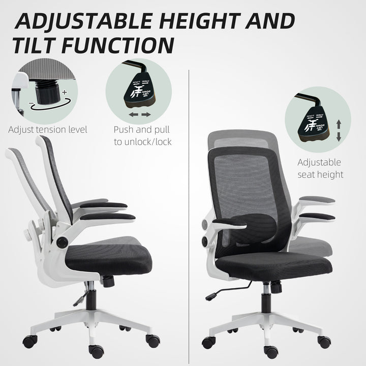 Mesh Back Adjustable Office Chair - Black