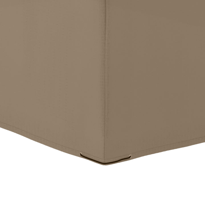 600D Oxford Patio Garden Furniture Dining Table Chair Set Cover Water Protector Waterproof Anti-UV – Beige