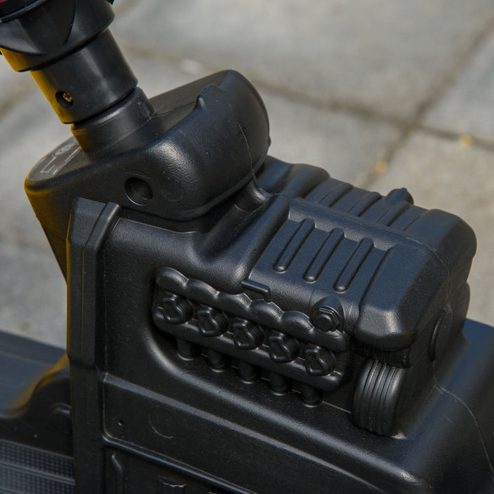 MCL Kids Ride-On Construction Car, with Horn and Detachable Trailer - Yellow