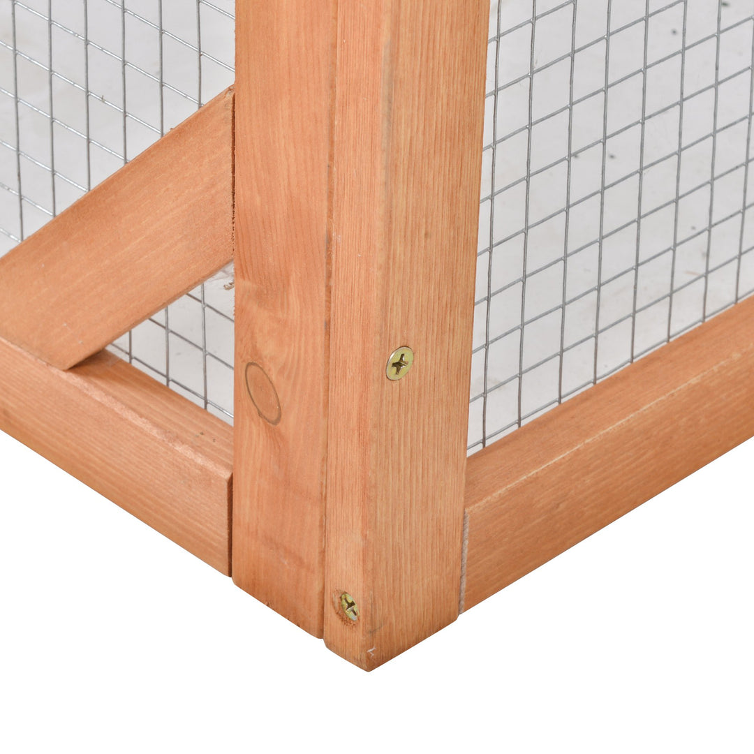 Guinea Pigs Hutches Off-ground Small Animal Guinea Pig House 125.5 x 100 x 49cm