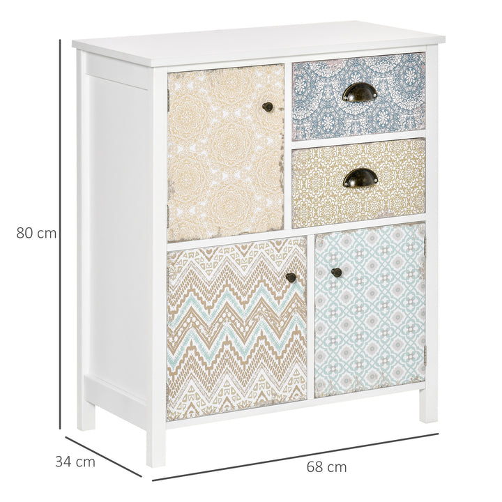 MCL Drawer Table Sideboard Multi-purpose Storage Chest Shabby Chic Entryway Living Room Bedroom Furniture Organizer Unit