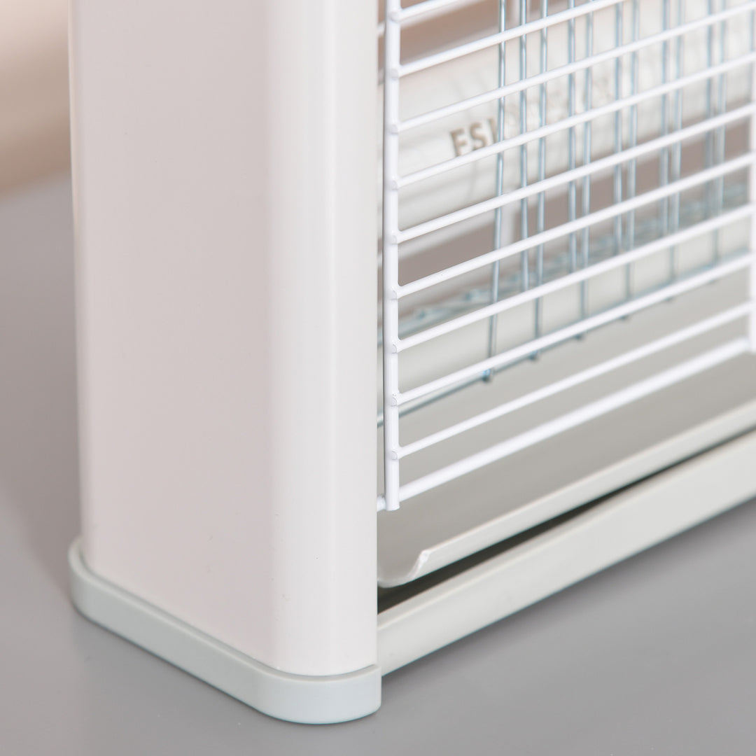 MCL Wall Hanging Bug Zapper, 30W Electric Fly Zapper Mosquito Killer, 60㎡ Coverage Insect Killer, Indoor Outdoor Use, Grey