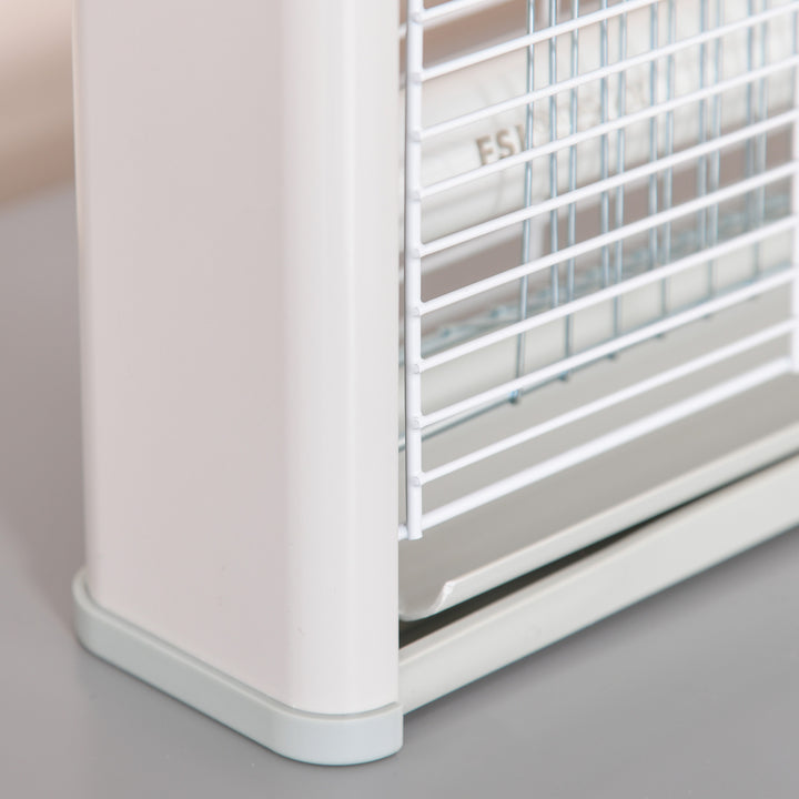 MCL Wall Hanging Bug Zapper, 30W Electric Fly Zapper Mosquito Killer, 60㎡ Coverage Insect Killer, Indoor Outdoor Use, Grey