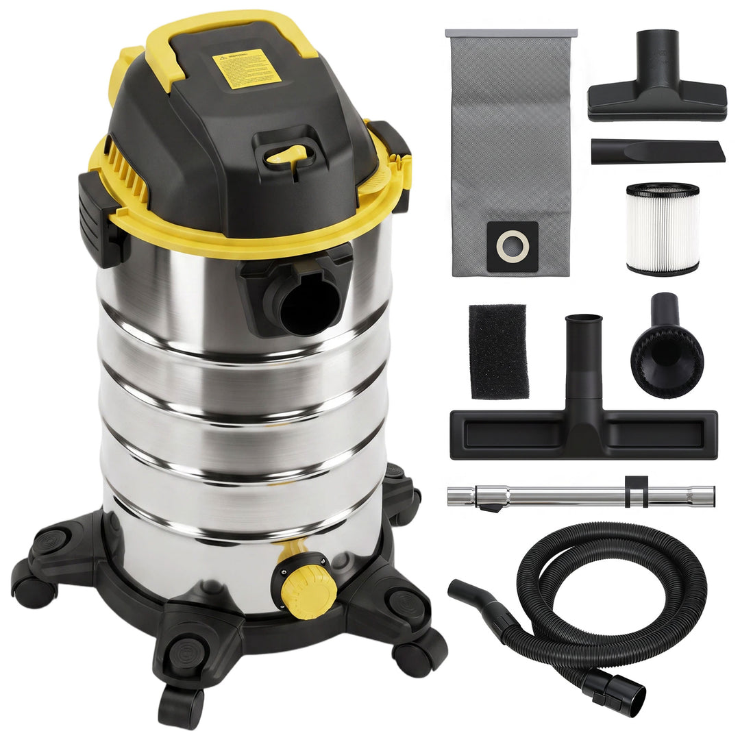 1400W Vacuum Cleaner, 3-in-1 Wet and Dry Vacuum Cleaner with Blowing M