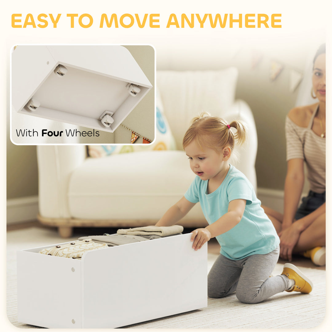 Toy Storage Unit, 3-Tier Toy Organiser Shelf with 6 Removable Storage Bins for Bedroom, Nursery, Multicoloured