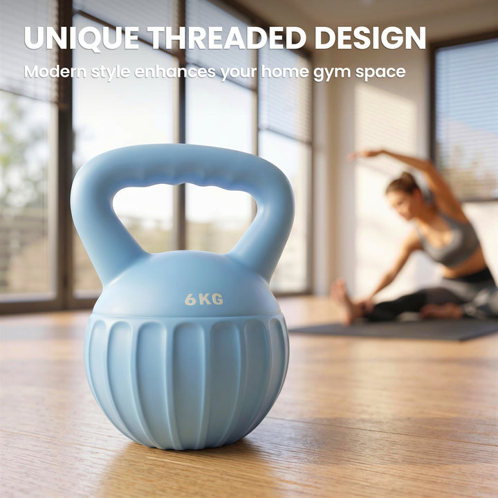 Kettlebell for Strength Training Kettle Bell with Non-Slip Handle 6 kg