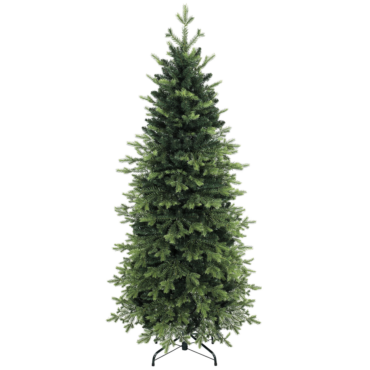 Geneva Fir Hinged Xmas Tree, 7ft/210cm Artificial Christmas Tree with