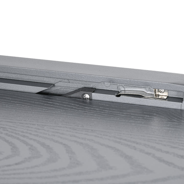 Aluminium and Steel Expanding Six-Seater Garden Table - Grey