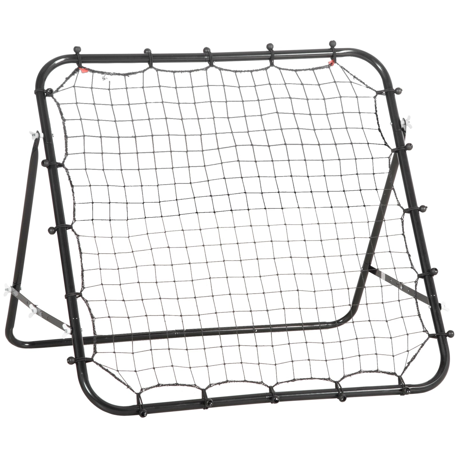 Rebounder Net, Practise Kickback Goal, for Teens, Adults Training - Black