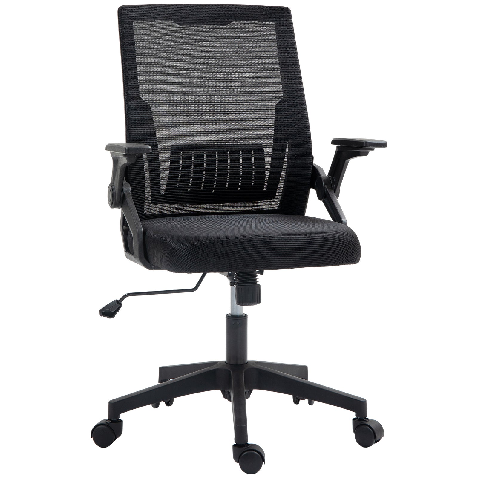 Office Chair, with Lumbar Support - Black