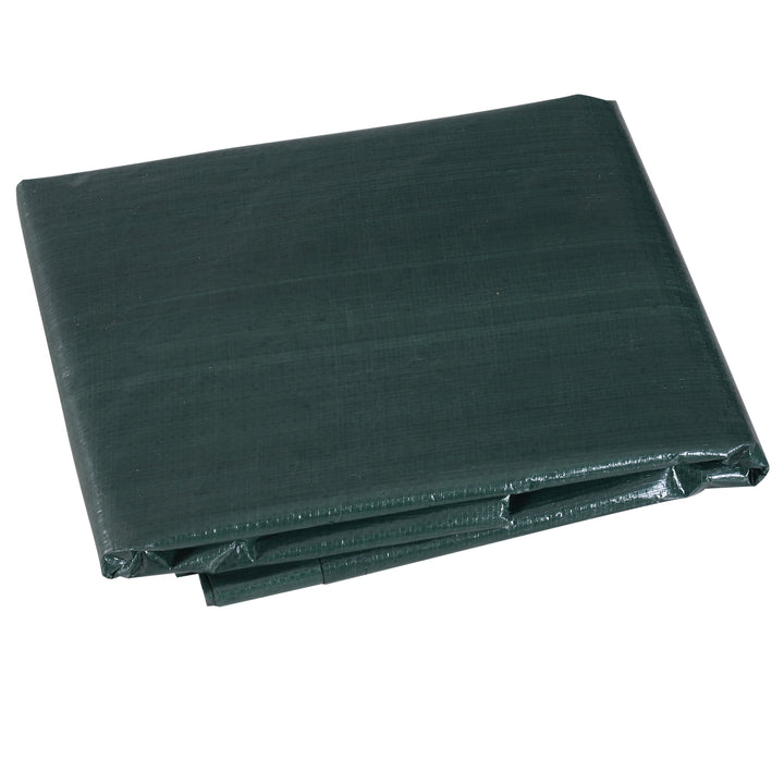 Patio 3 Seater Swing Chair Bench Cover Outdoor Garden Furniture Rain Protection Cover Protector Waterproof Anti-UV, 215L x 155W x 150Hcm, Dark Green
