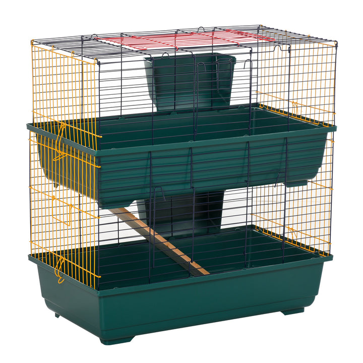 MCL 2-Story Large Small Animal Cage w/ Accessories for Chinchillas Puppy Guinea Pig