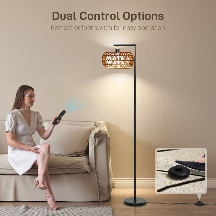 Boho Dimmable Floor Lamp