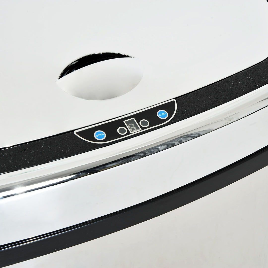 68L Sensor Dustbin Stainless Steel Automatic Kitchen Waste Bin Silver