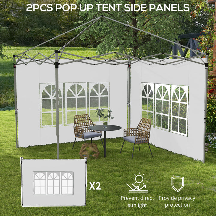 Gazebo Side Panels, Sides Replacement with Window for 3x3(m) or 3x4m P