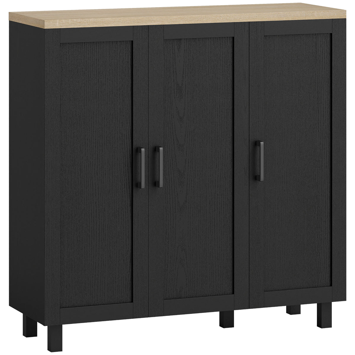 Sideboard Buffet Cabinet, Kitchen Storage Cabinet with 3 Doors and