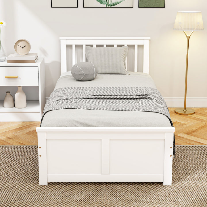 MCL Wooden Single Bed Frame, with Drawers - White