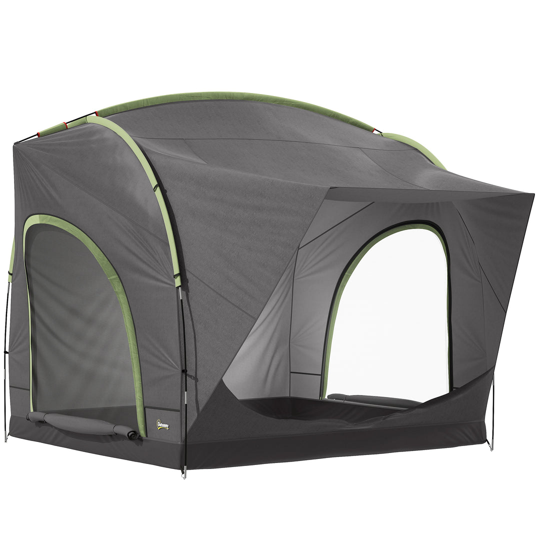 Car Tent with 2.35m Stand-Up Height, 3000mm Waterproof Tailgate Tent w