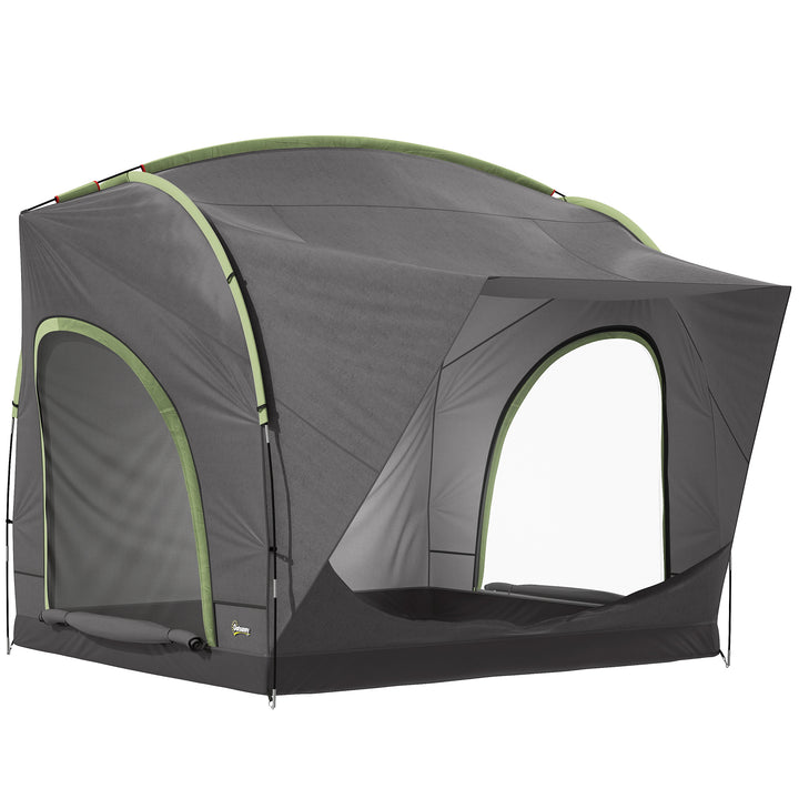 Car Tent with 2.35m Stand-Up Height, 3000mm Waterproof Tailgate Tent w