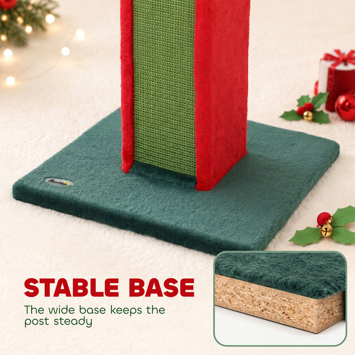 Cat Scratching Post for Indoor Cats, 81cm Tall Cat Scratcher with Sisa